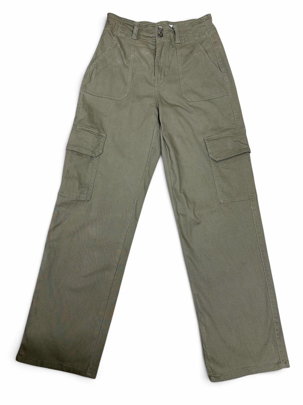 Olive Green Cargo Pants - RE Generation Trousers